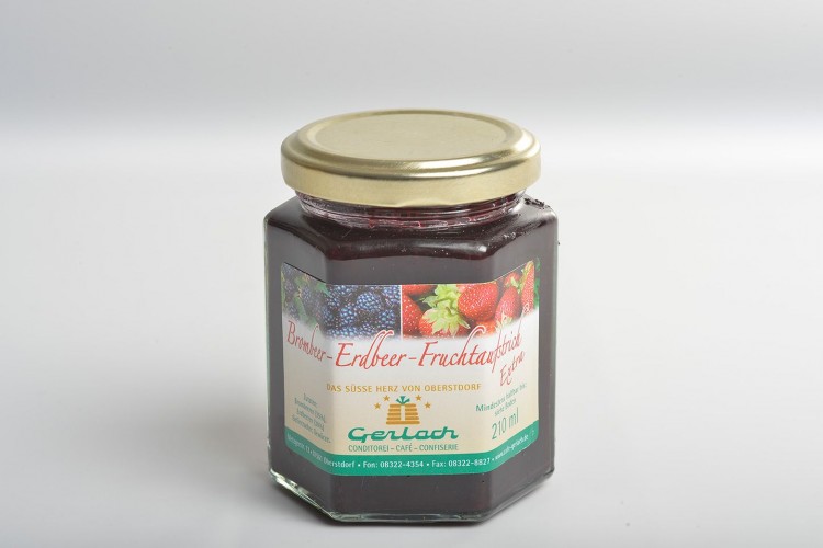 Brombeer-Erdbeer-Konfitüre „Extra“